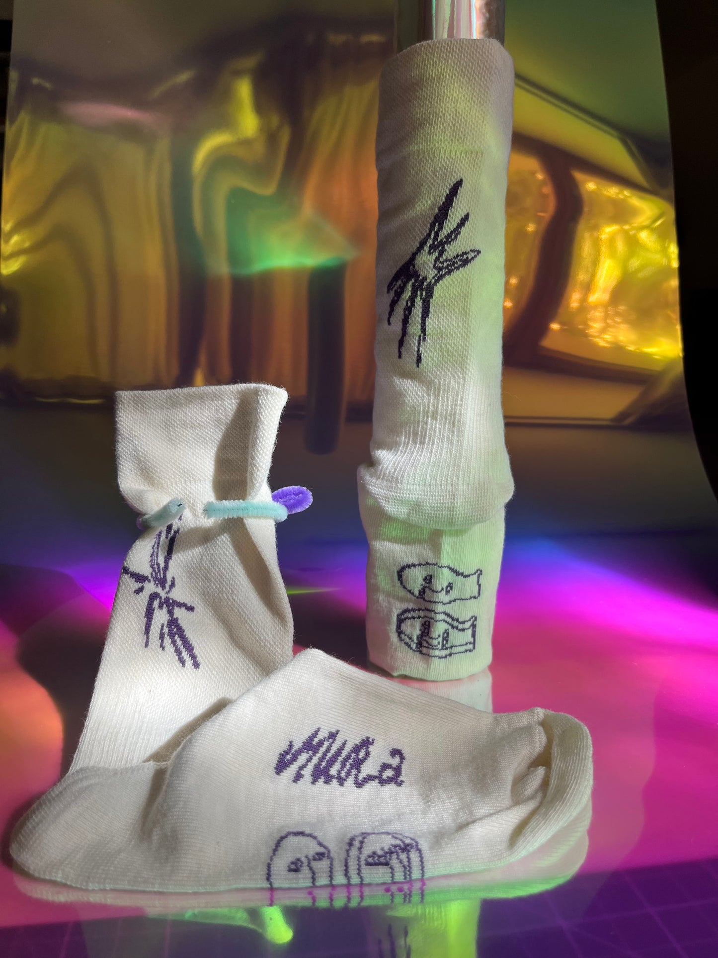 Mura Katzie Merino socks