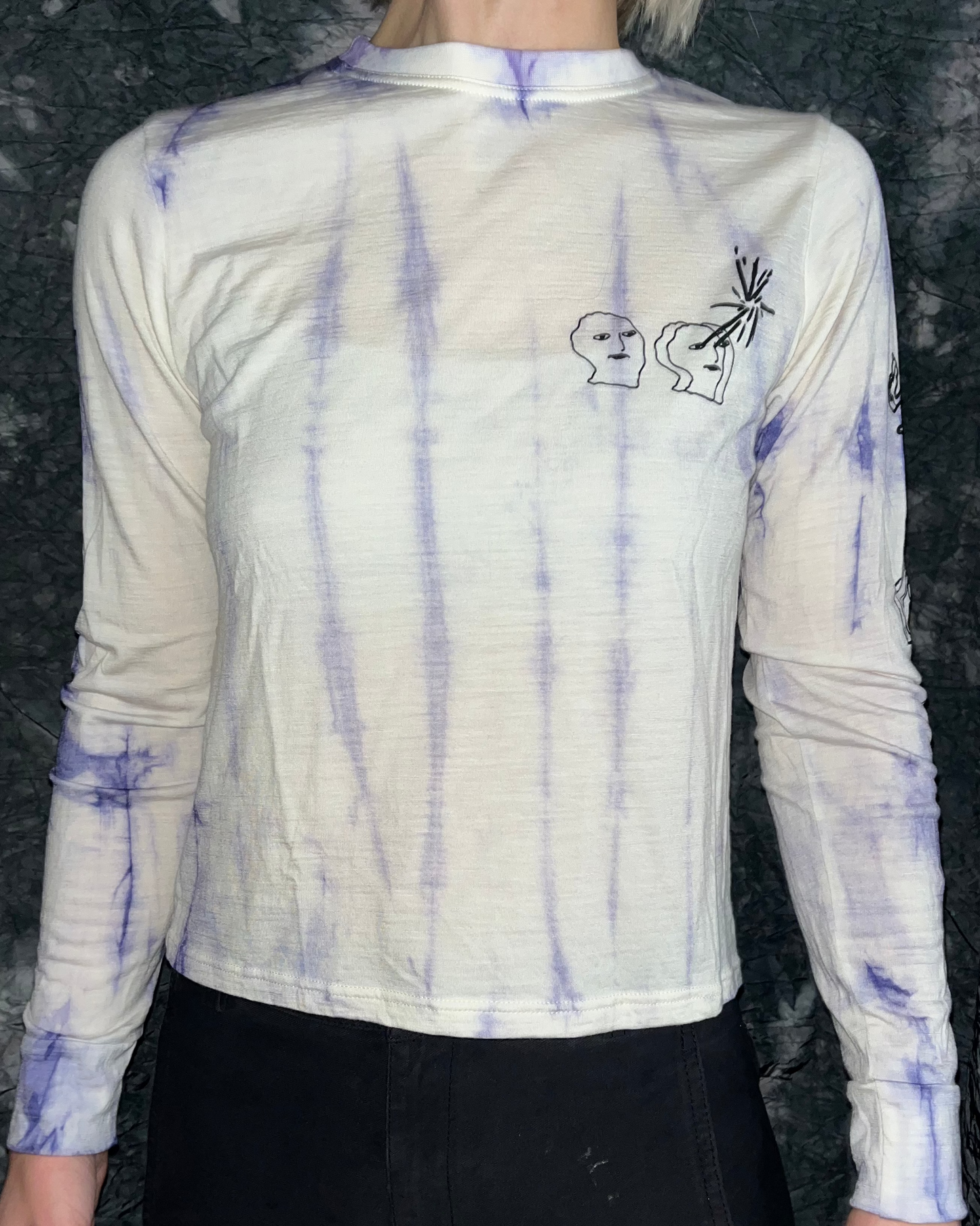 Unisex Merino Tee Tie Dye LIMITED