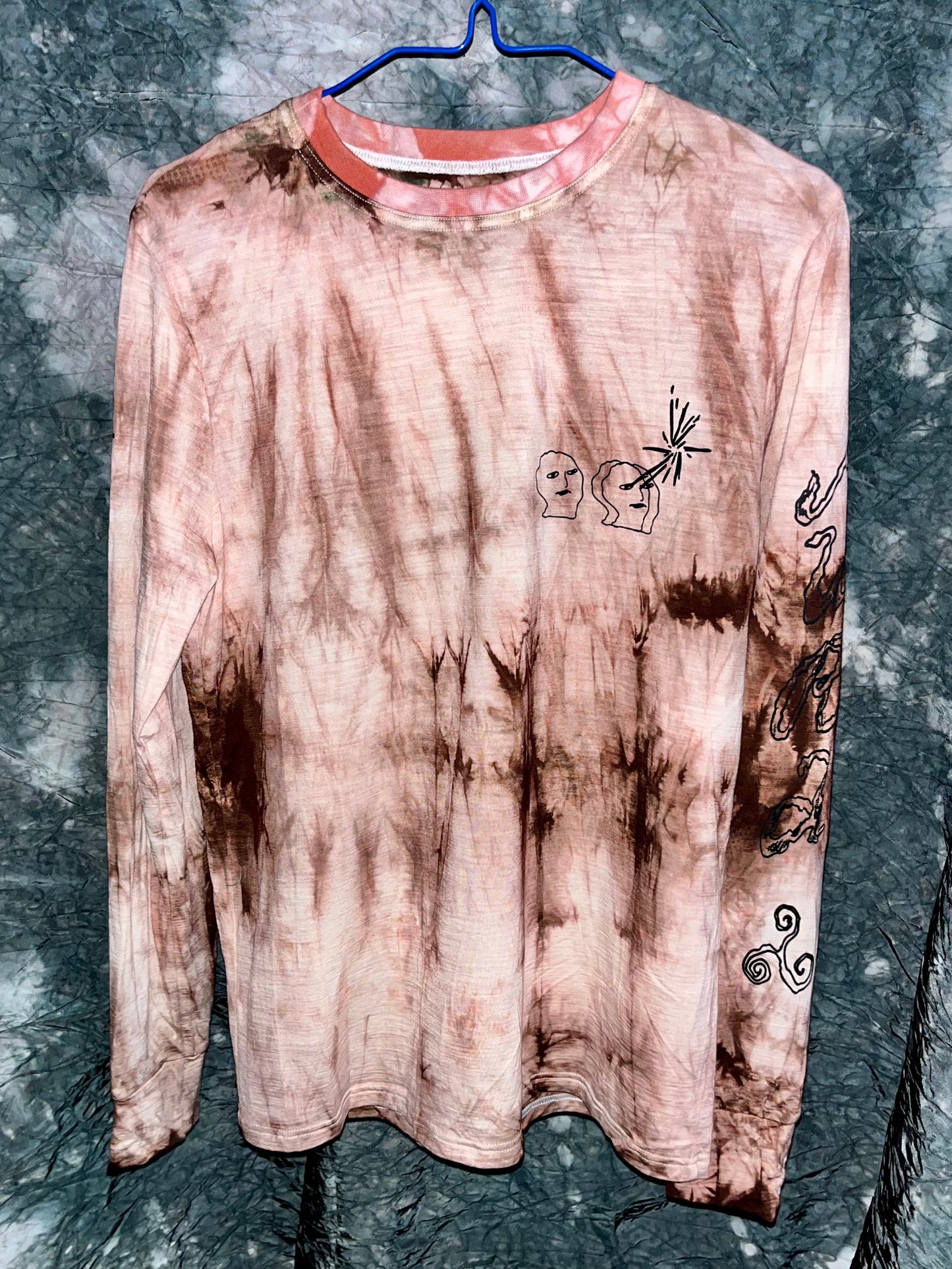 Unisex Merino Tee Tie Dye LIMITED