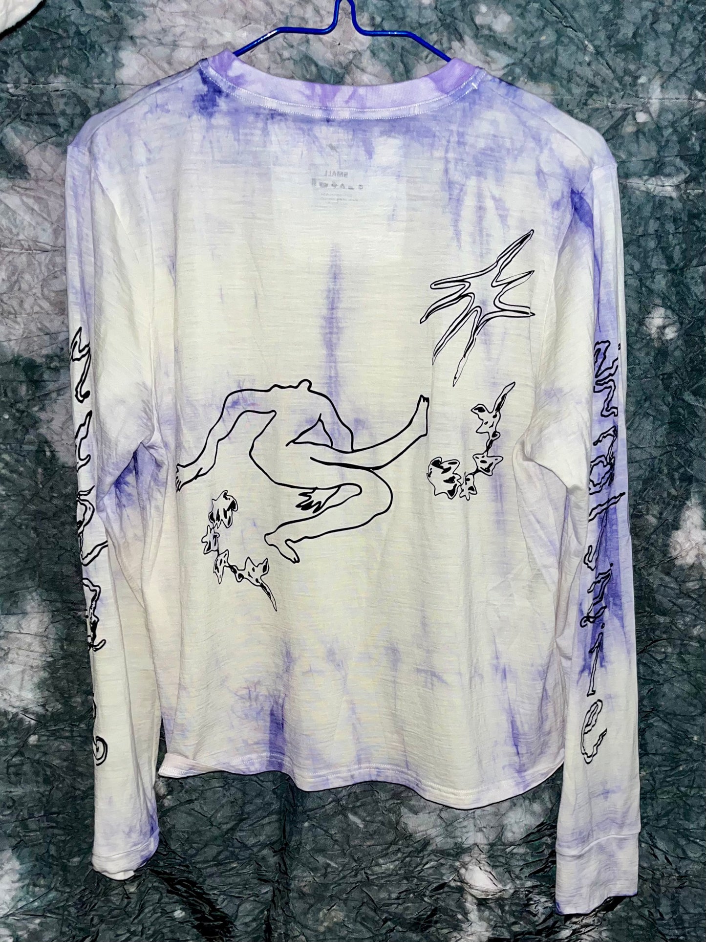 Unisex Merino Tee Tie Dye LIMITED