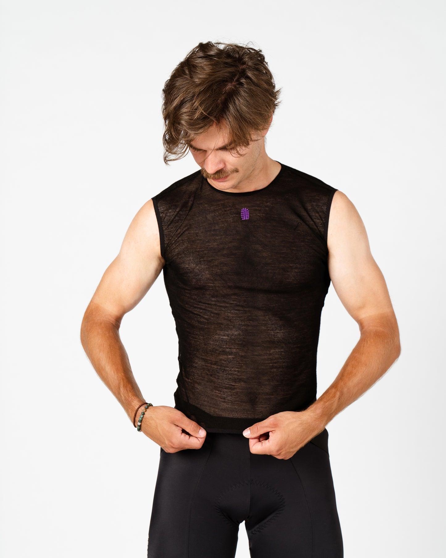 Pánské vlněné podvlékací triko, krátký rukáv