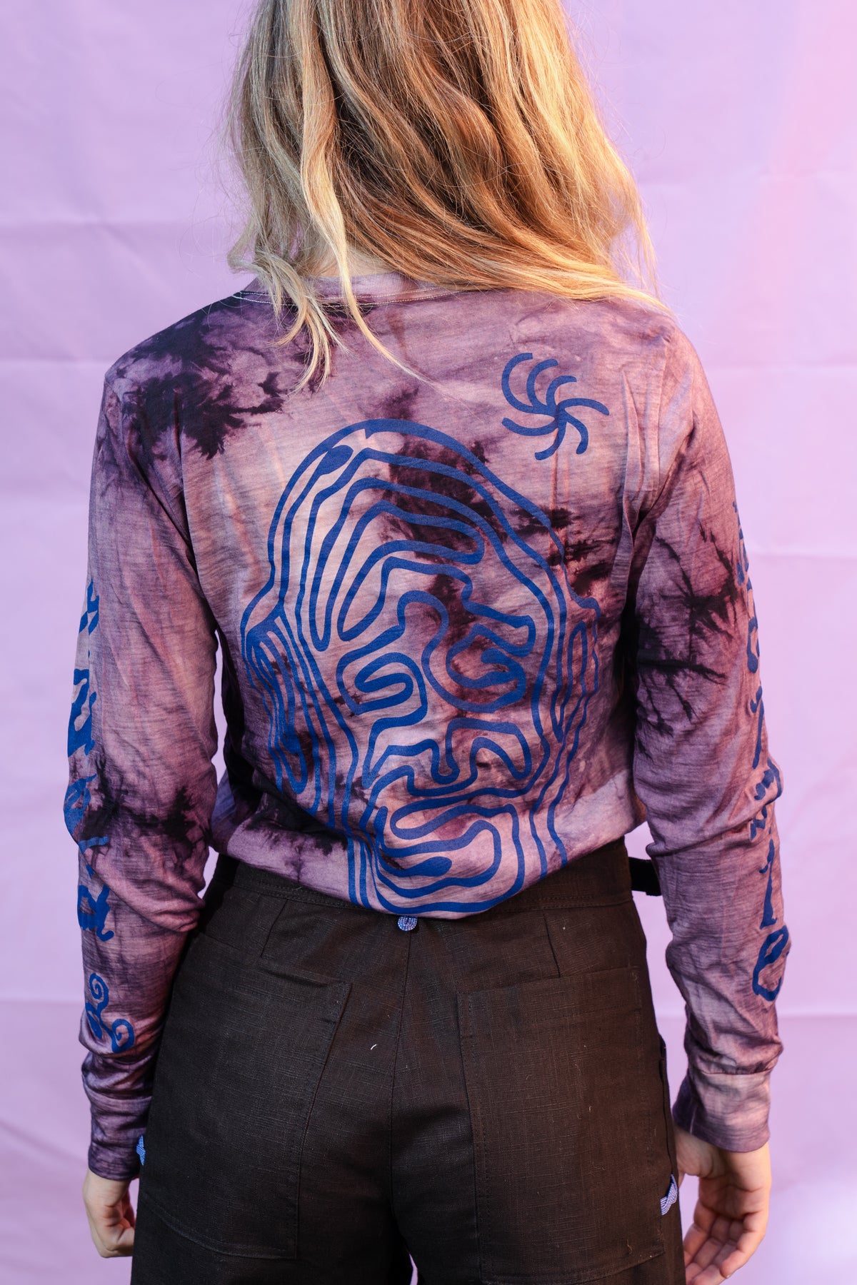 Unisex Merino Tee Tie Dye 26