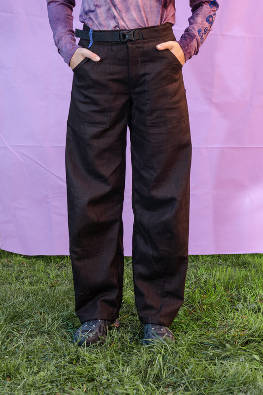 The Whole Lot Trousers Linen BROWN!