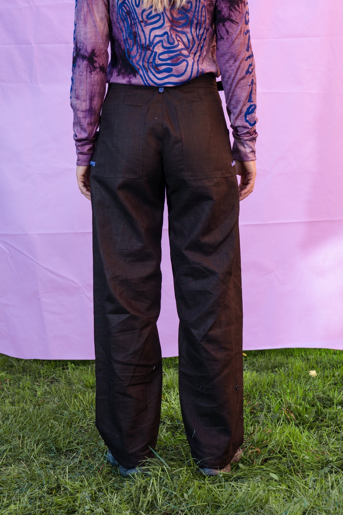 The Whole Lot Trousers Linen BROWN!