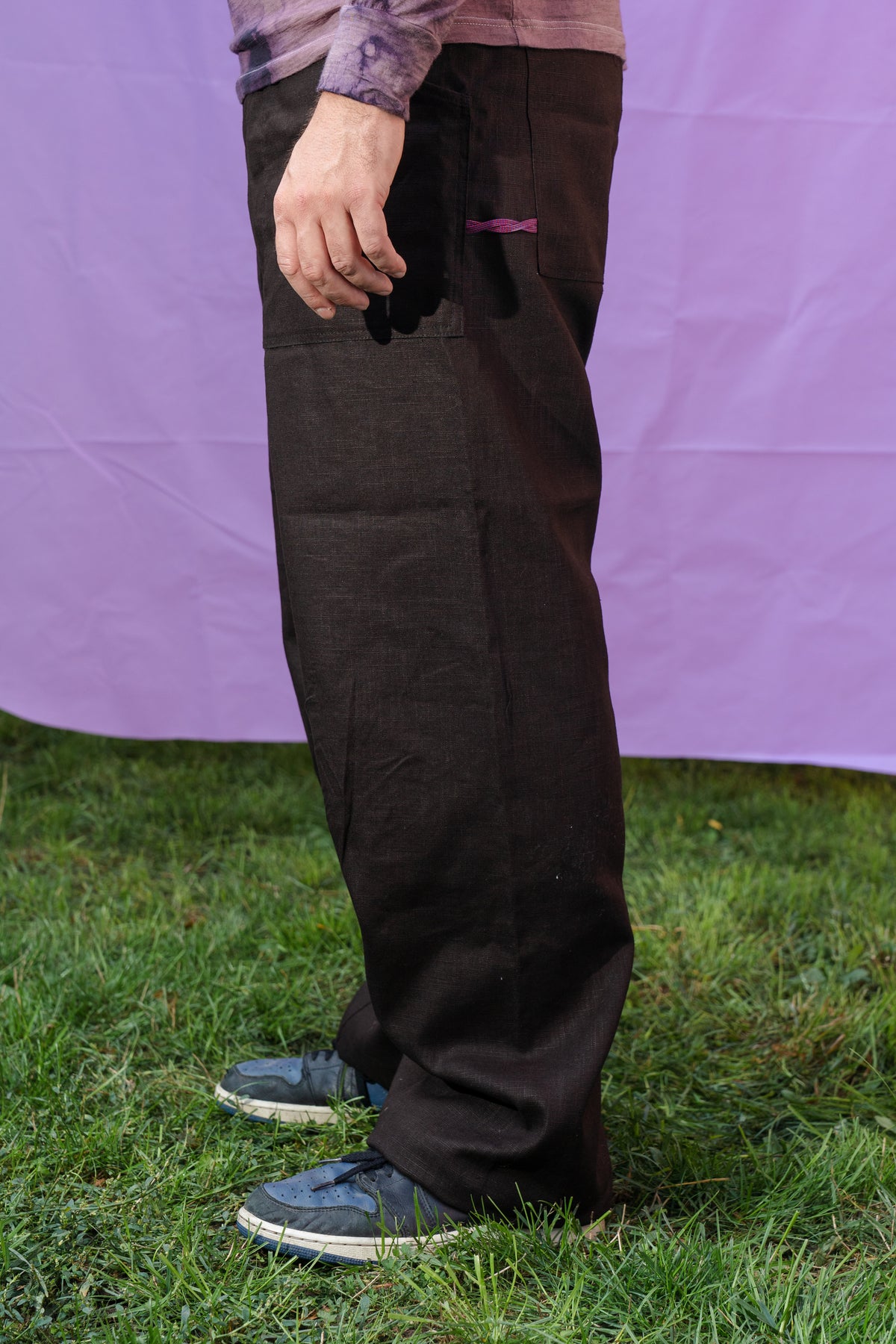 The Whole Lot Trousers MEN Linen BROWN
