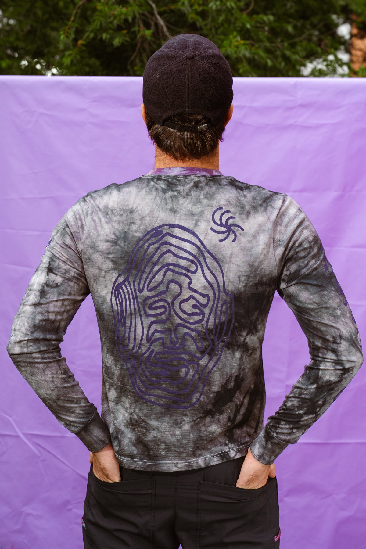Unisex Merino Tee Tie Dye 26